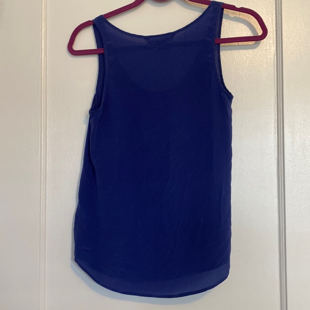 French Connection Purple Silk top 0